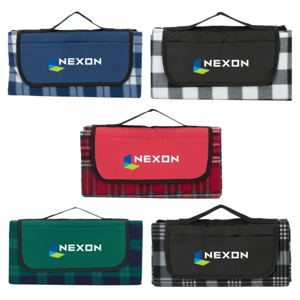 Plaid Picnic Blanket view 2