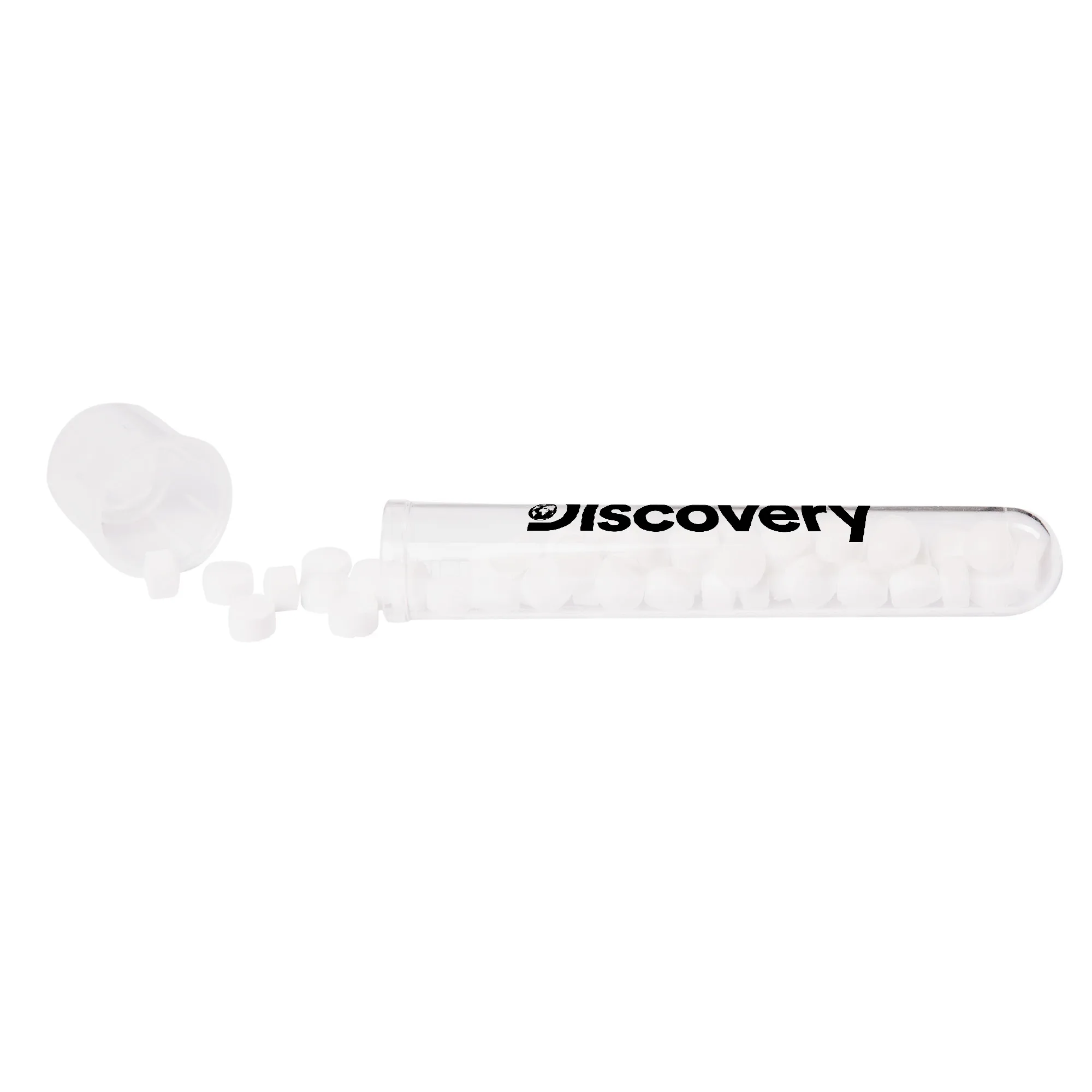 Plastic Test Tube Filled w/ White Gourmet Mints (5/8"x3 7/8") view 2