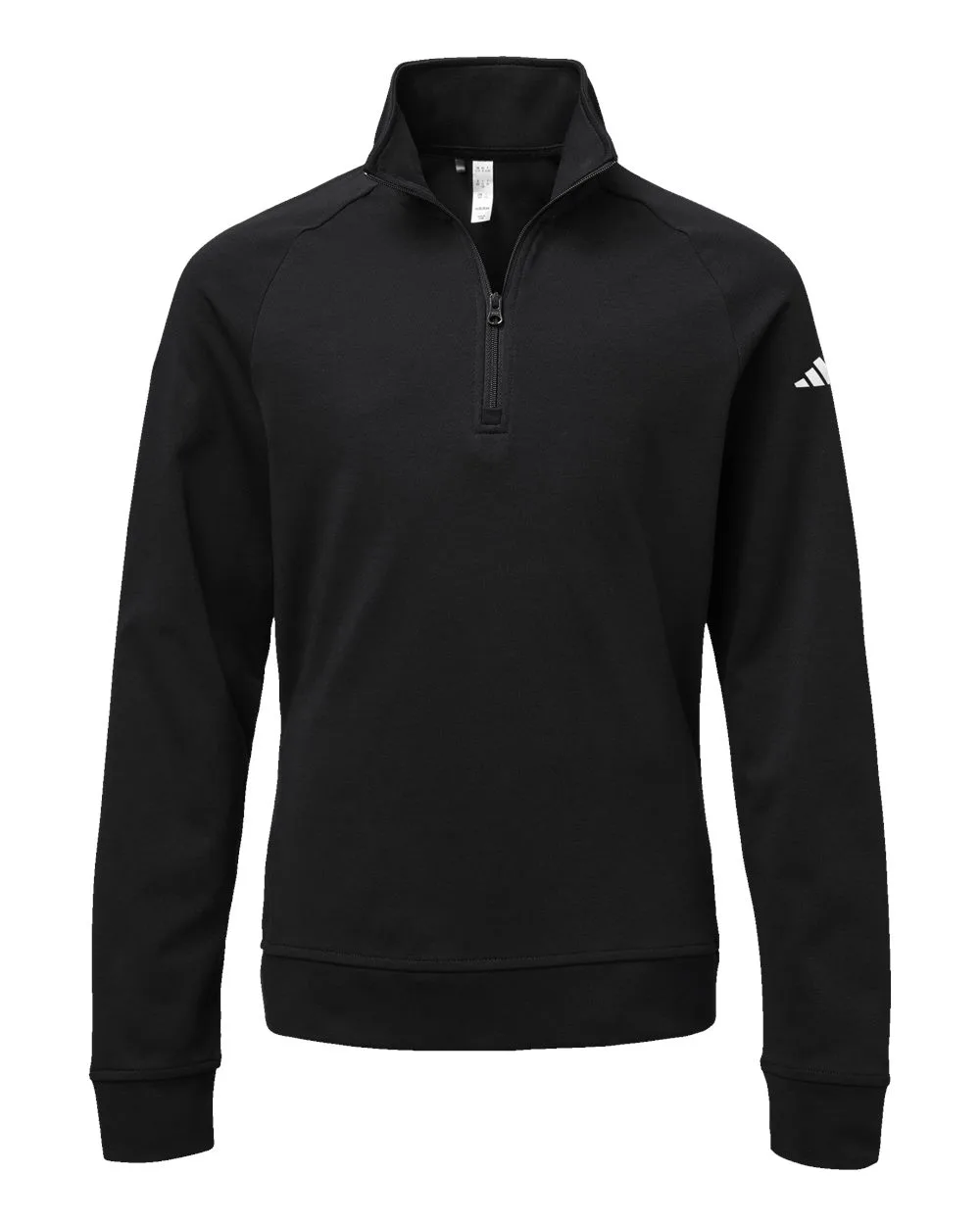 Adidas® Youth Quarter-Zip Pullover Shirt view 3