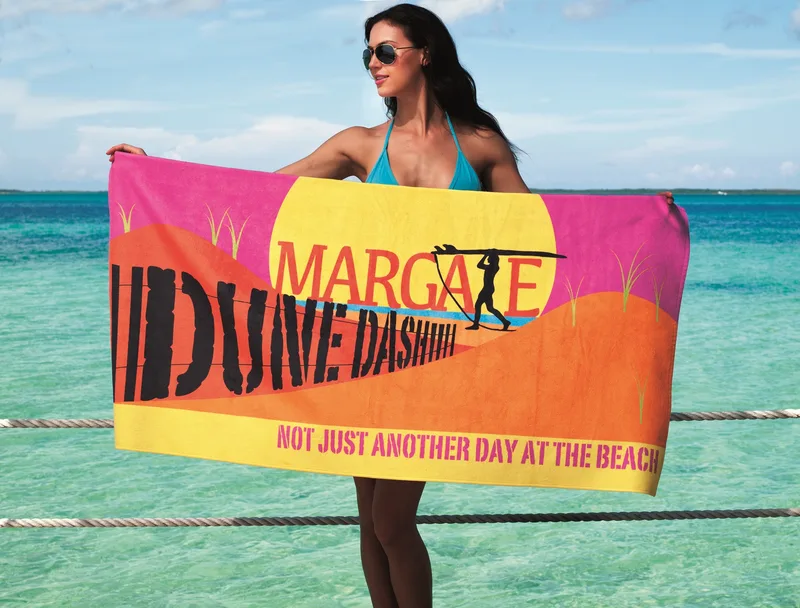 Custom Fiber Reactive Beach Towel (35" x 60")