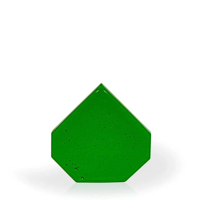 Borthwick Emerald Pinnacle Recycled Glass Award, 6" view 2