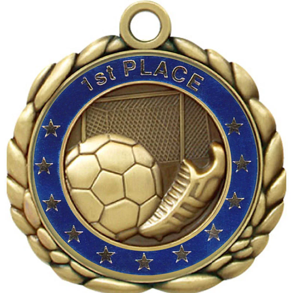 Soccer Quali-Craft Medallion (2-1/2")