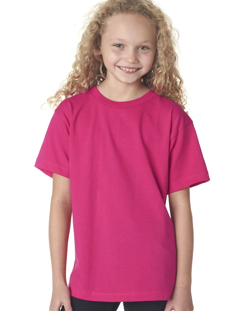 BAYSIDE Youth USA Made Cotton T-Shirt view 4