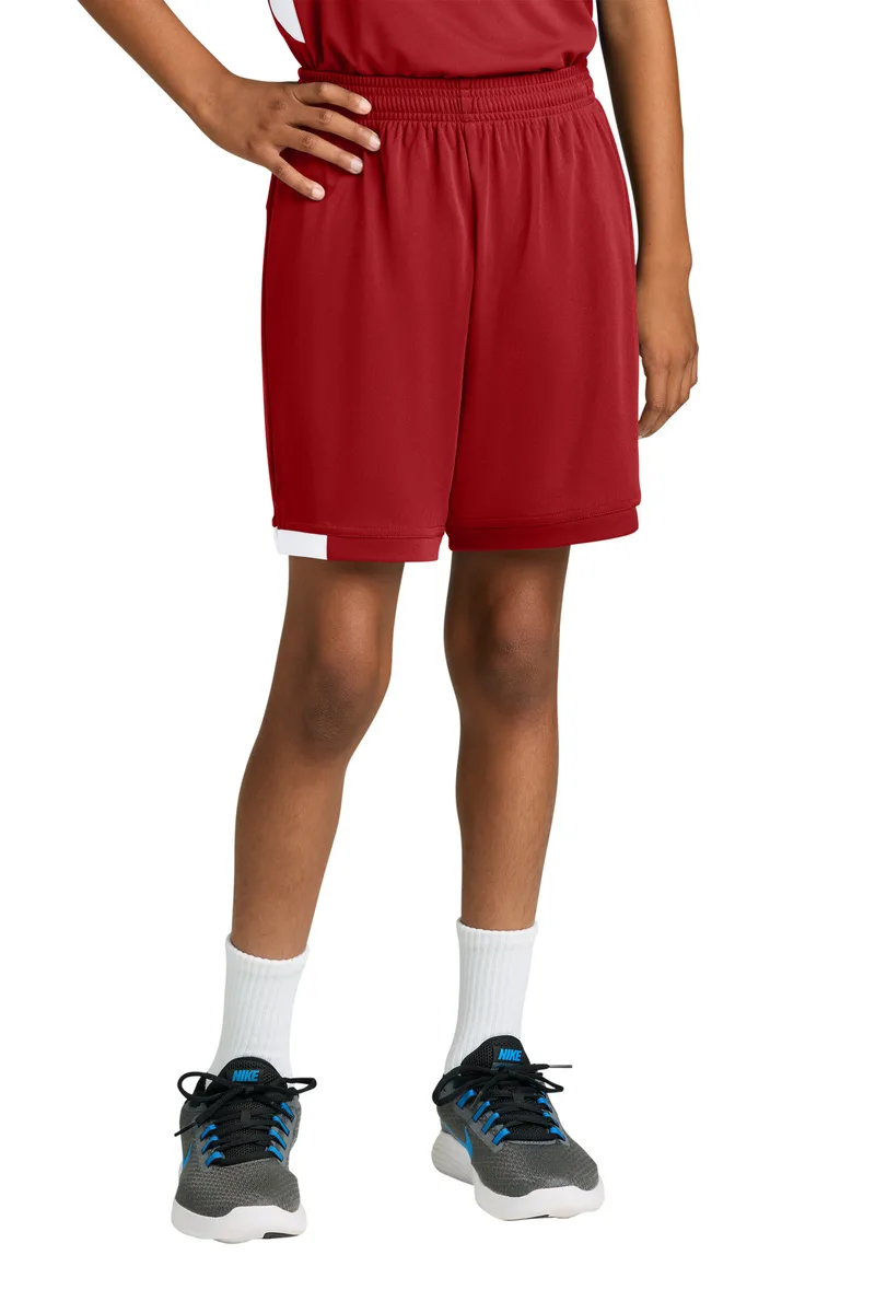 Sport-Tek® Youth Club 5" Short view 6