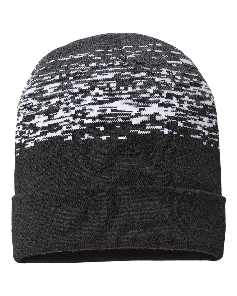 Black/White/Dark Heather Gray
