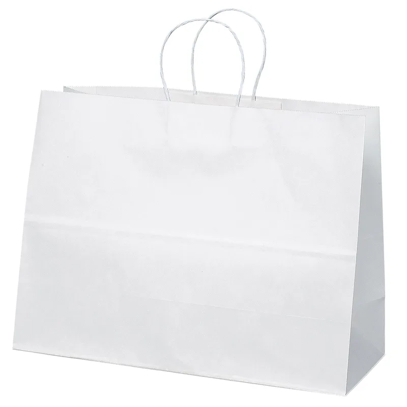 Vogue - White Shopper - Flexo Ink Print (16" x 6" x 12") view 2