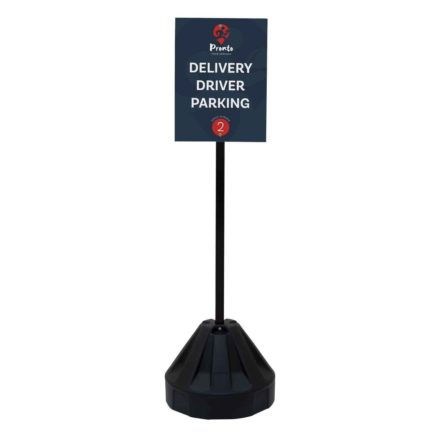 72" Rover Portable Sign Post Double-Sided Kit view 2