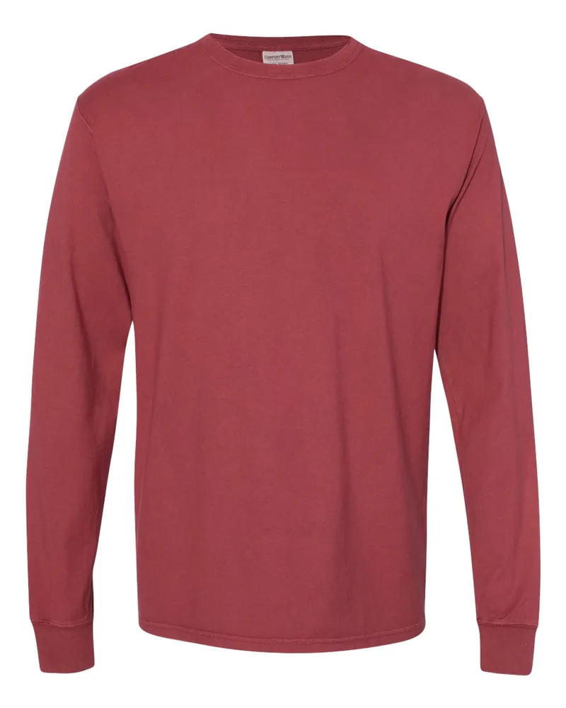 Hanes® Comfortwash™ Unisex Garment-Dyed Long Sleeve T-Shirt view 4