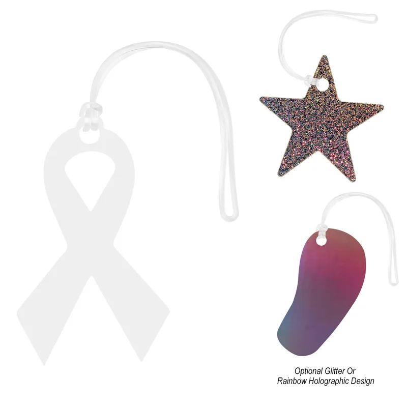 Acrylic Bag Tag - Custom Shapes 9" view 3