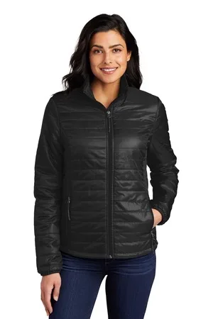Port Authority® Women's Packable Puffy Jacket view 2