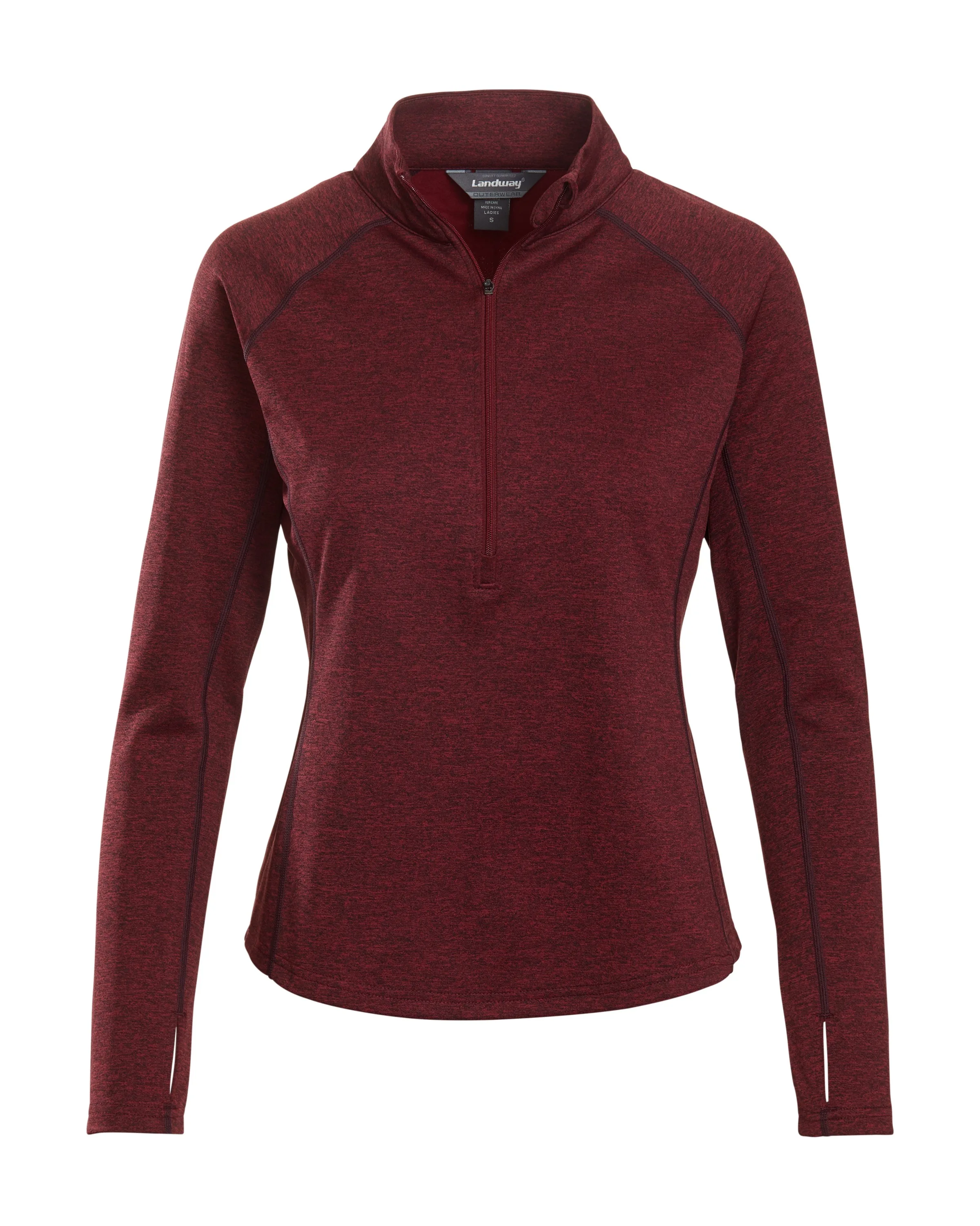 Heather Deep Red Blank Front