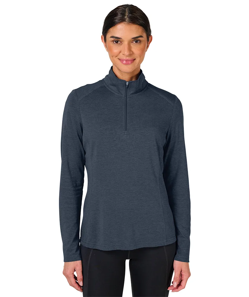 Women's Vista Tri-Blend Quarter Zip view 4