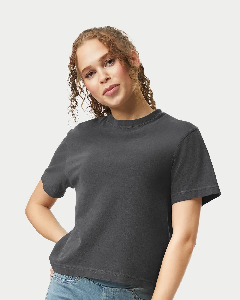 Comfort Colors® Women's Garment-Dyed Heavyweight Boxy T-Shirt view 2