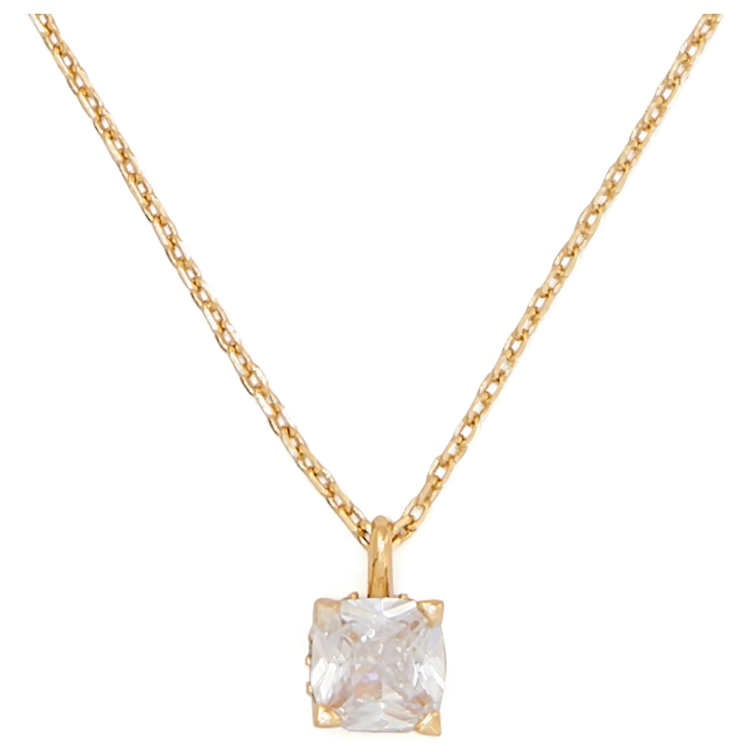 kate spade new york Little Luxuries Boxed Pendant - Clear/Gold