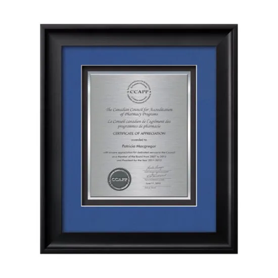 Yorktech Certificate TexEtch - Black