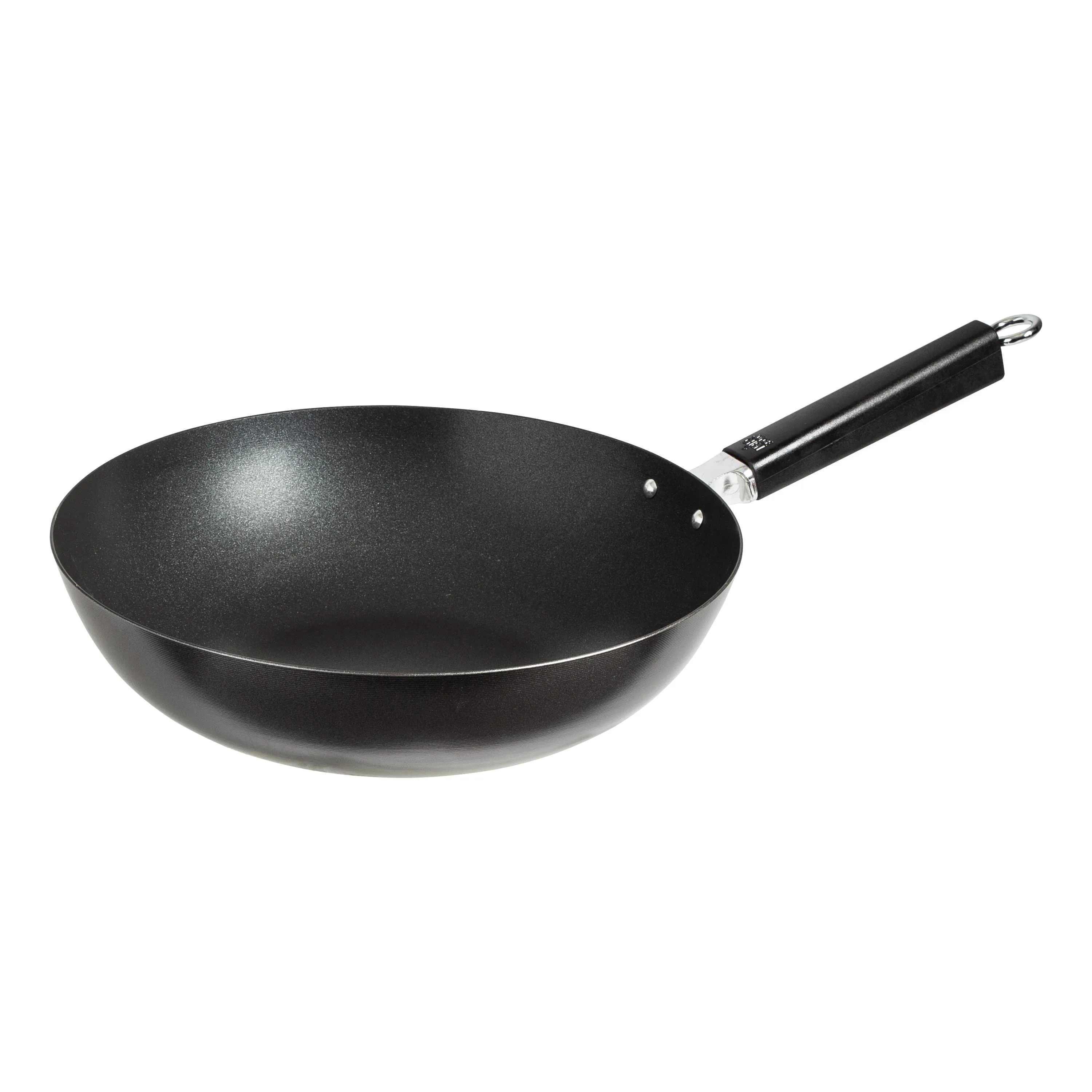 KitchenSupply Joyce Chen - Professional Series 12-Inch Carbon Steel Excalibur Nonstick Stir Fry Pan