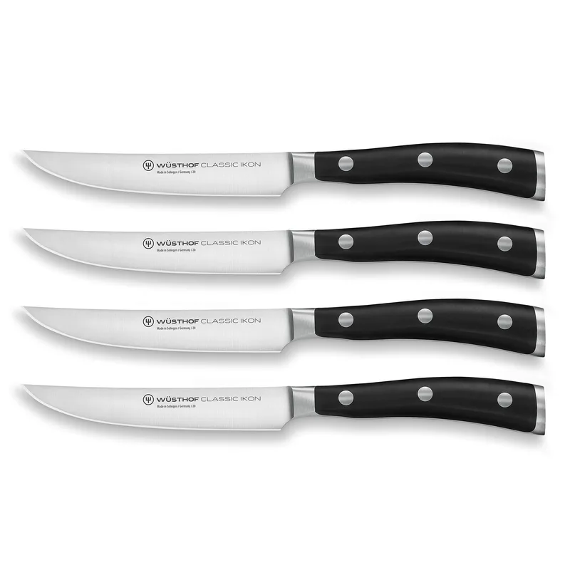 Wusthof 4Pc Classic Ikon Steak Knife Set