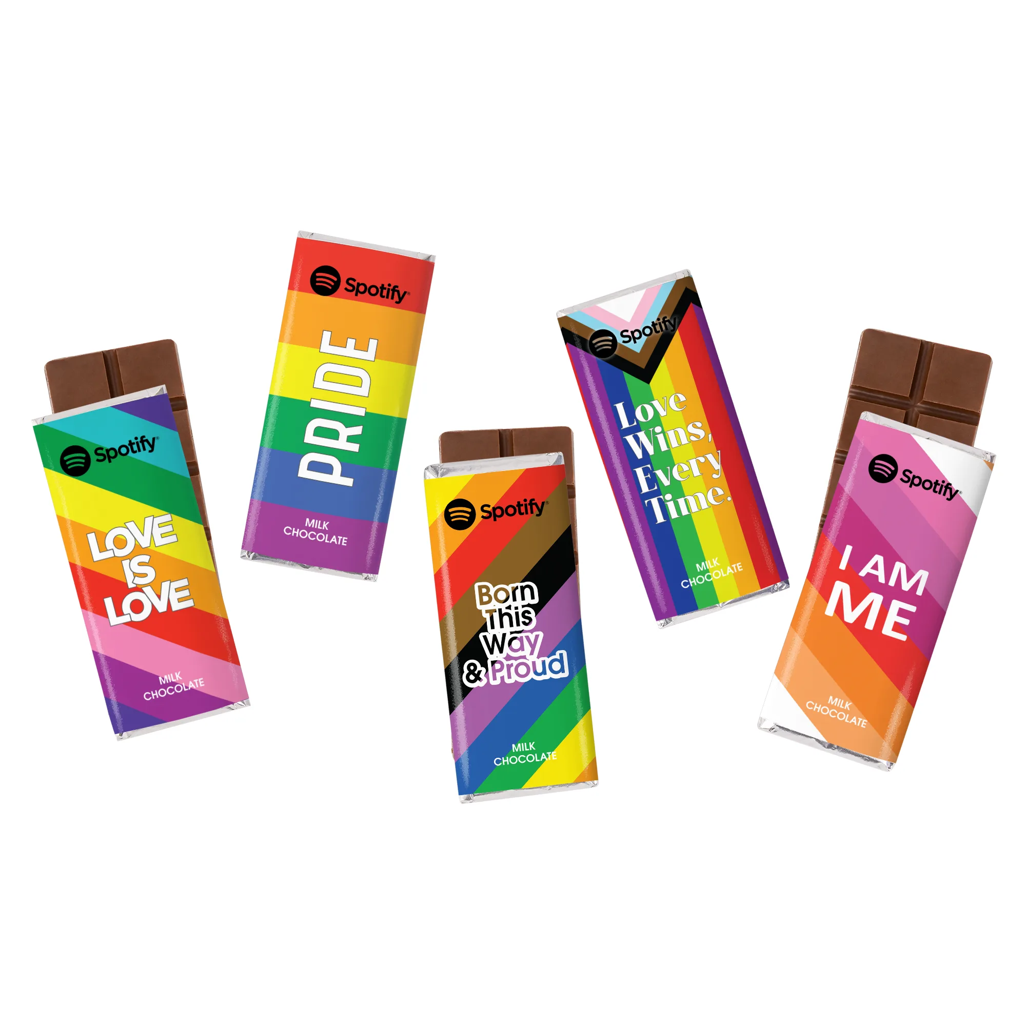 Pride 5 Pack Chocolate Bar Set view 2