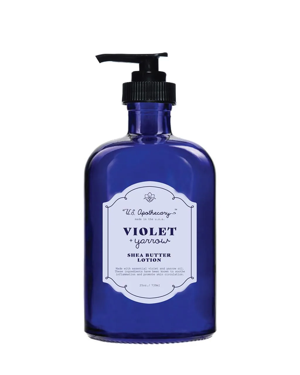 K.Hall Studio U.S. Apothecary Lotion - Violet/Yarrow 12 Oz