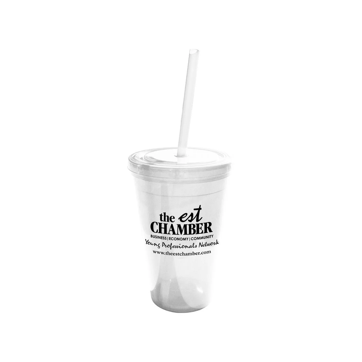 Geneva 16 Oz Tumbler w/Straw view 4