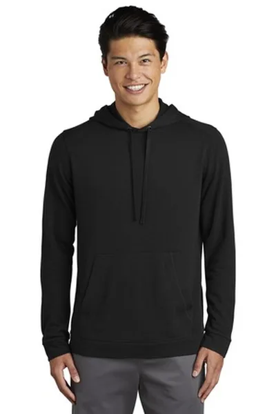 Sport-Tek ® PosiCharge ® Tri-Blend Wicking Fleece Hooded Pullover.