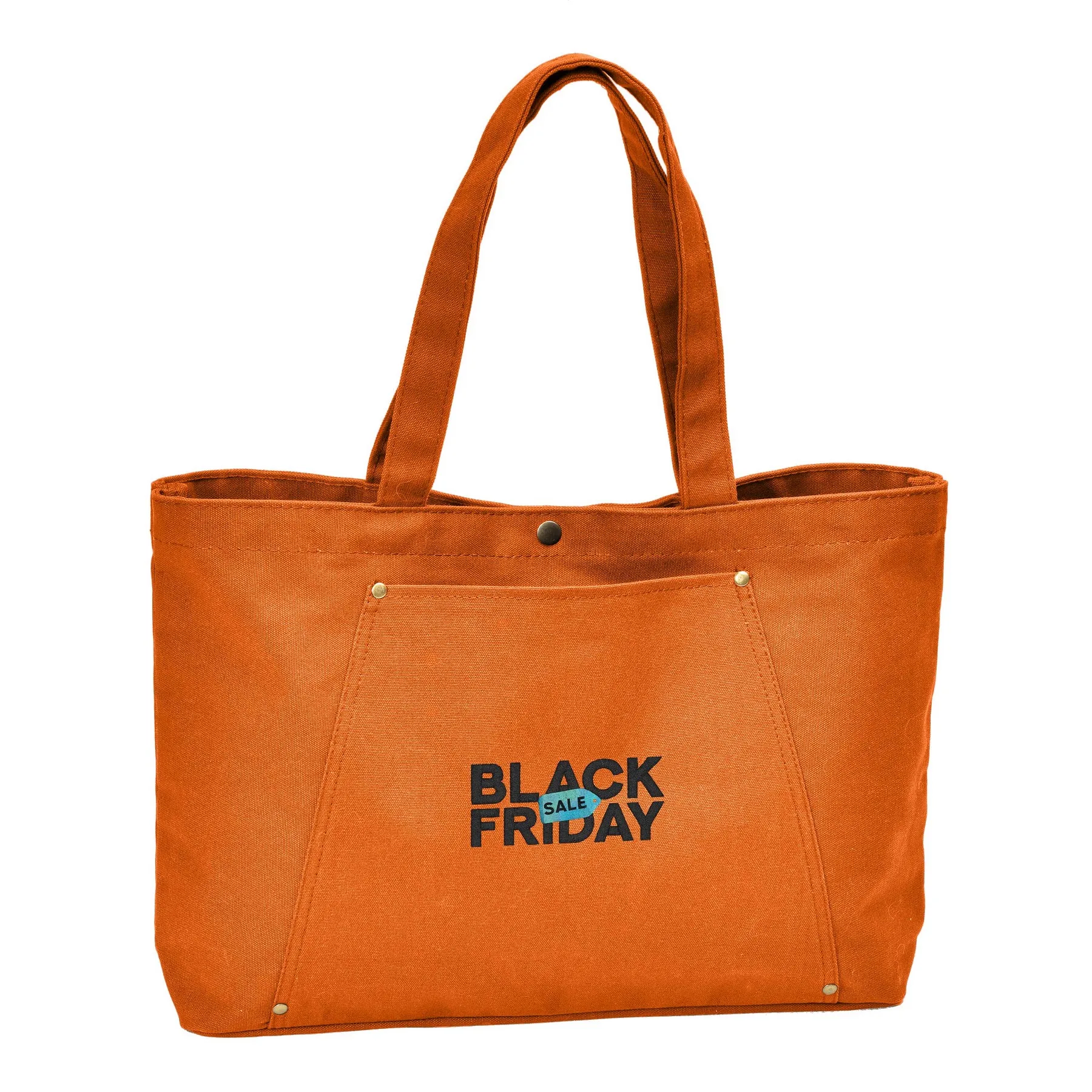 Rivet Tote with Embroidery view 4