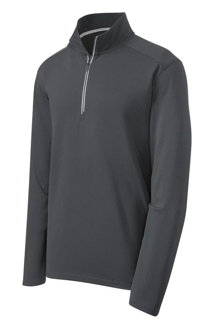 Sport-Tek® Sport-Wick® Textured 1/4-Zip Pullover. view 4