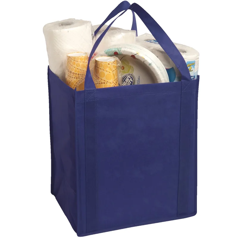 Large Non-Woven Grocery Shopping Tote Bag view 7
