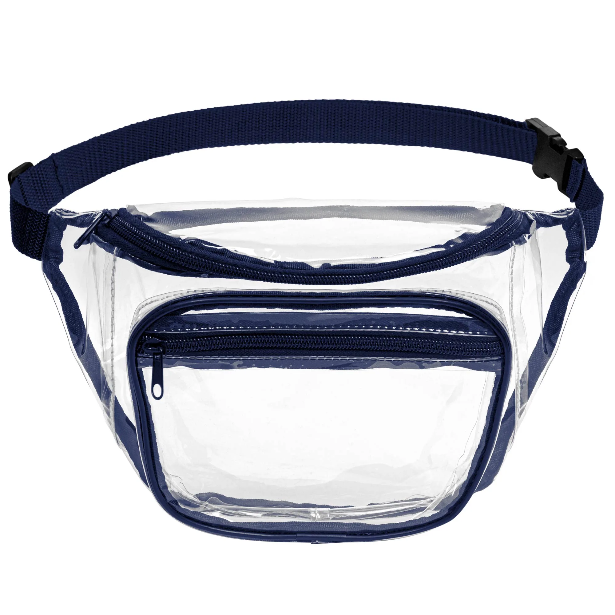 Two Pocket PVC Fanny Pack w/ Zipper view 5