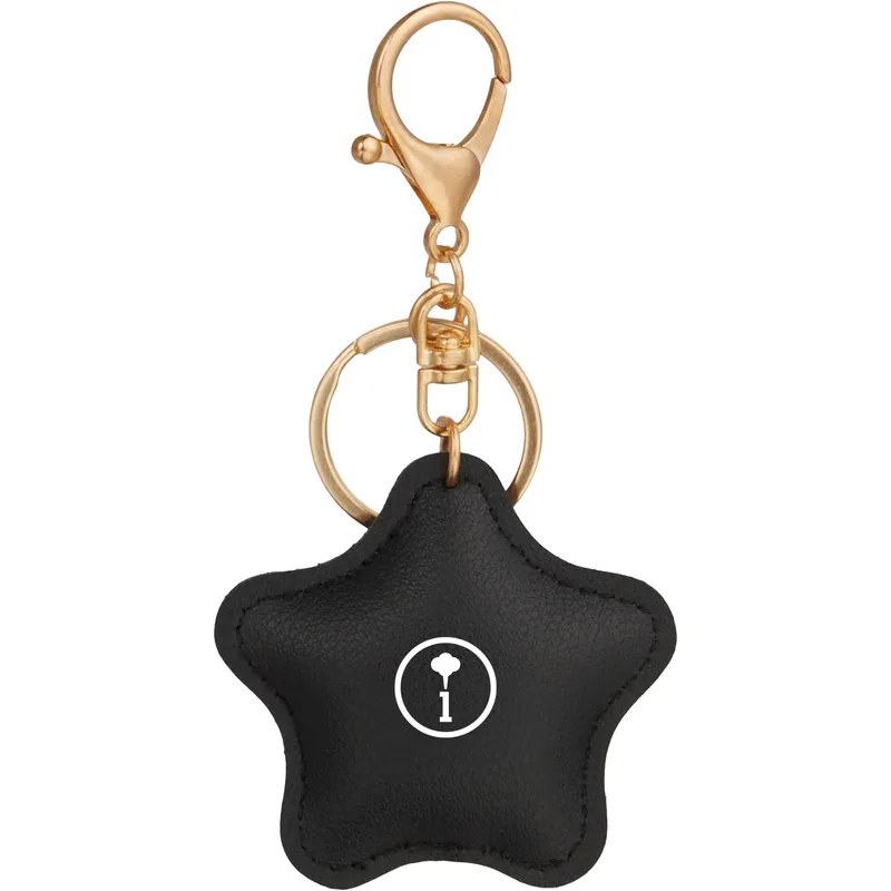 Star Leather Keychain
