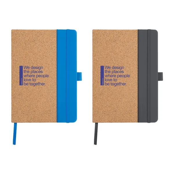 Hickory FSC® Certified Cork & Recycled PU Notebook view 4