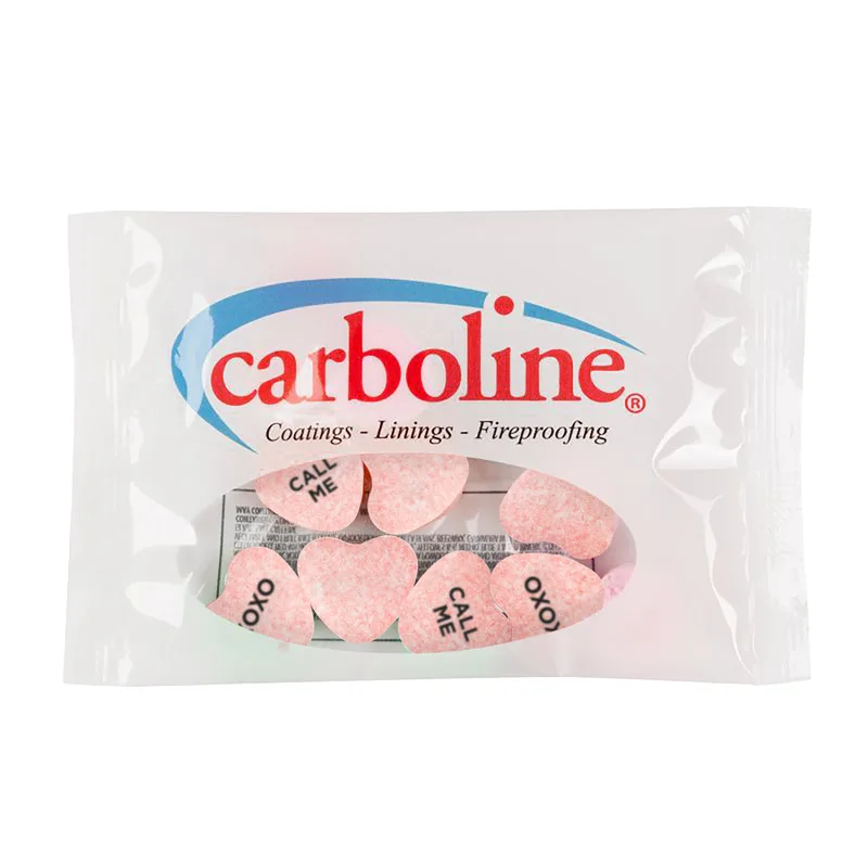 1/2 Oz. Full Color DigiBag with Imprinted Conversation Hearts