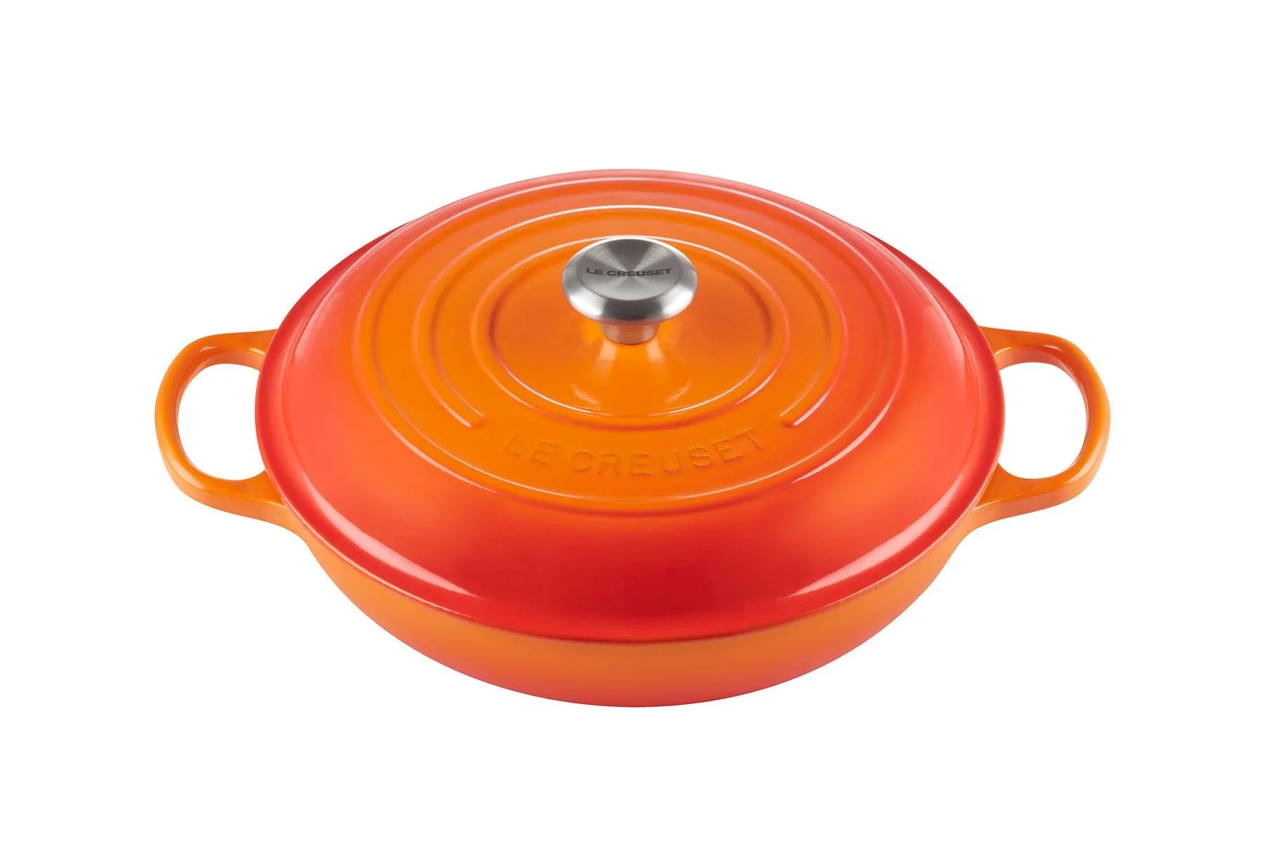 Le Creuset 3.5 Qt. Signature Flame Cast Iron Braiser