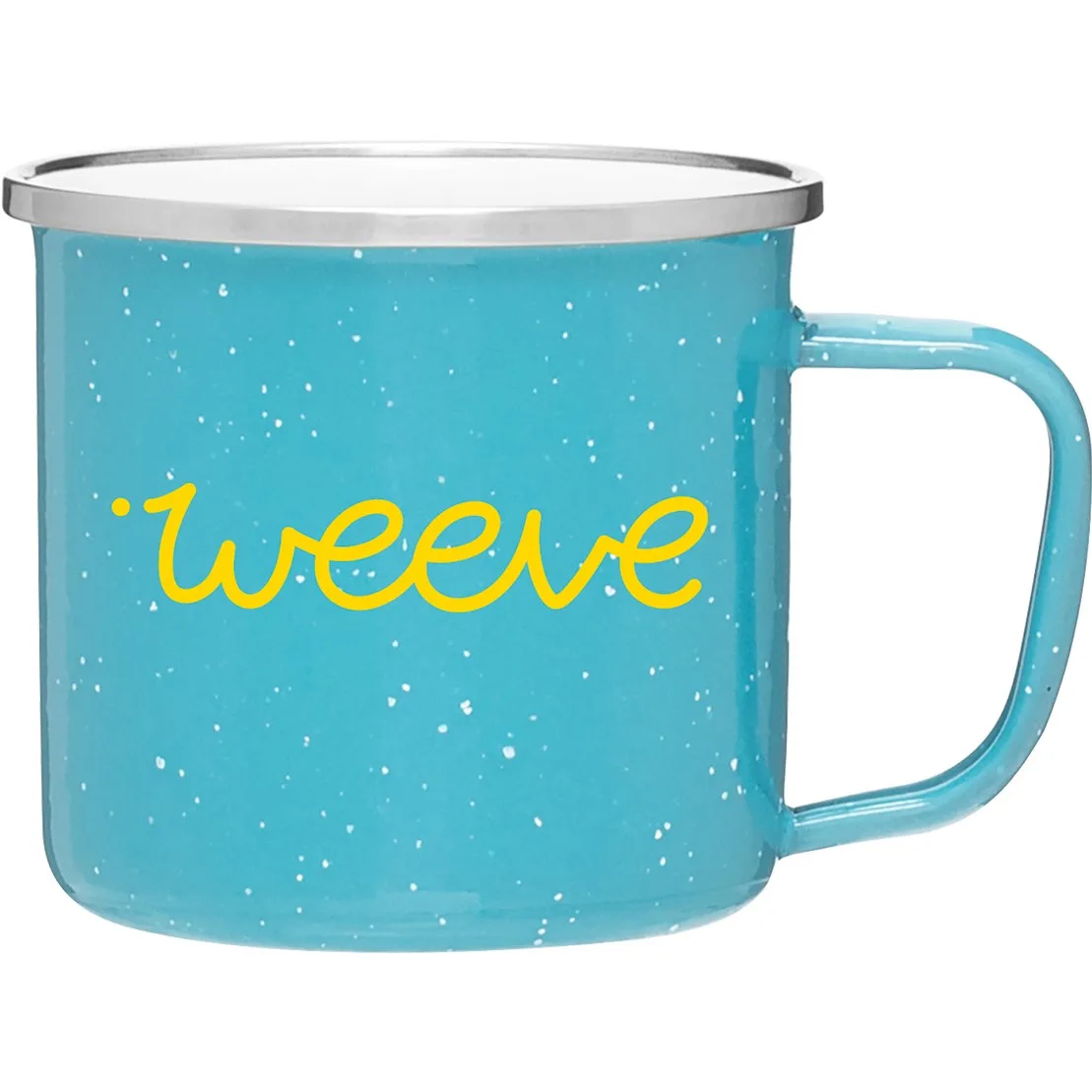 13 oz Whitney Enamel Camper Travel Mug Mug (Teal)
