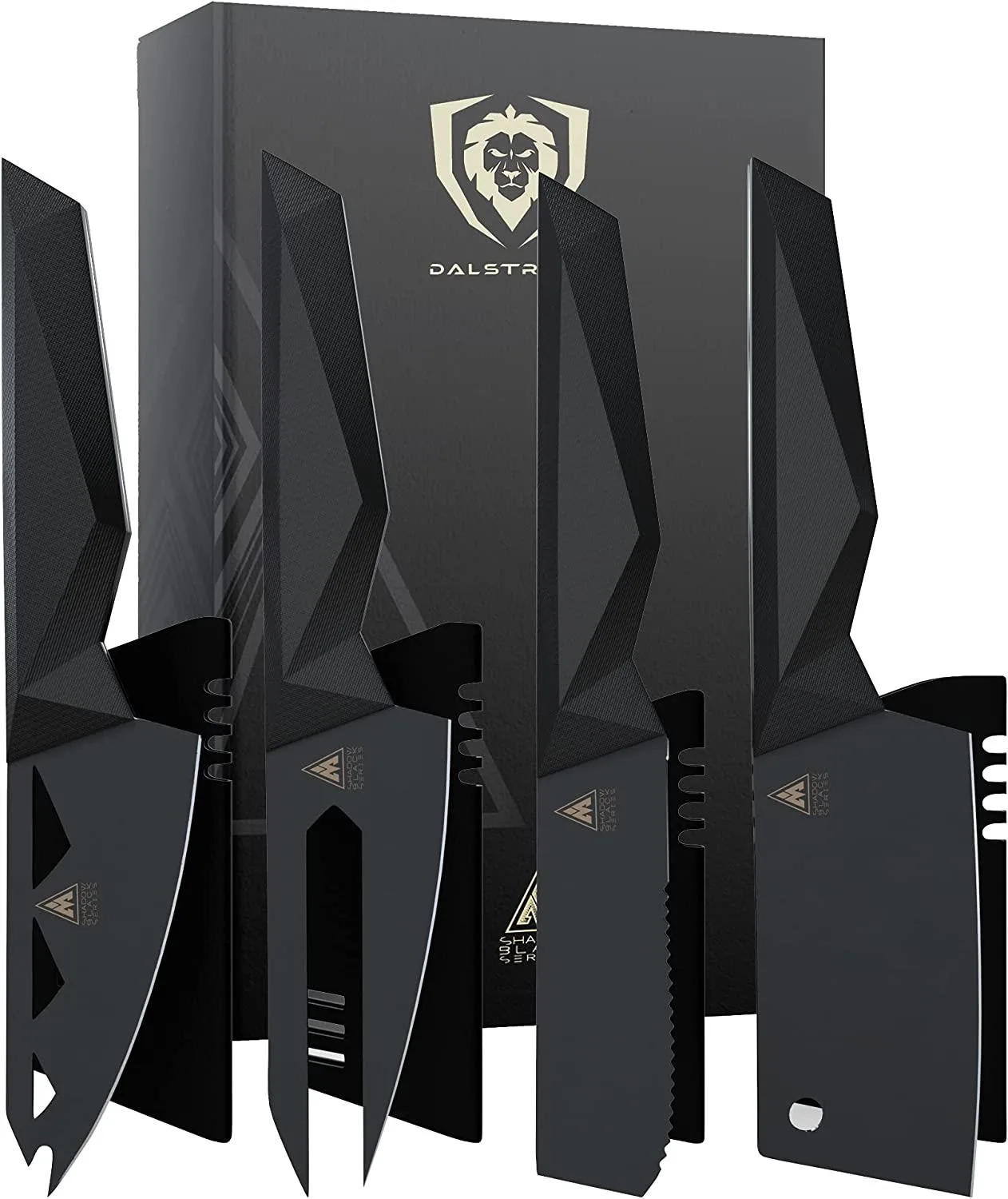 Dalstrong 4-Piece Complete Cheese Knife Set - High Carbon Steel - Shadow Black Series -Nsf Certified
