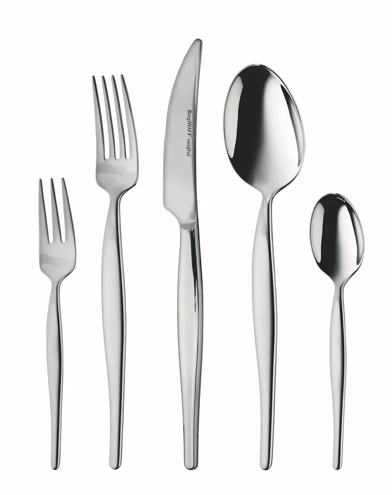 BergHoff Essentials 30Pc 18/10 Ss Flatware Set (Serv For 6), Finesse