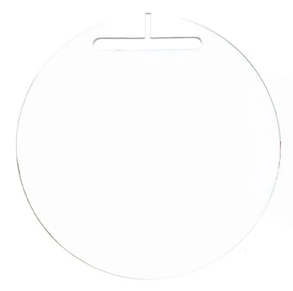 Round Metal Bag Tag view 2