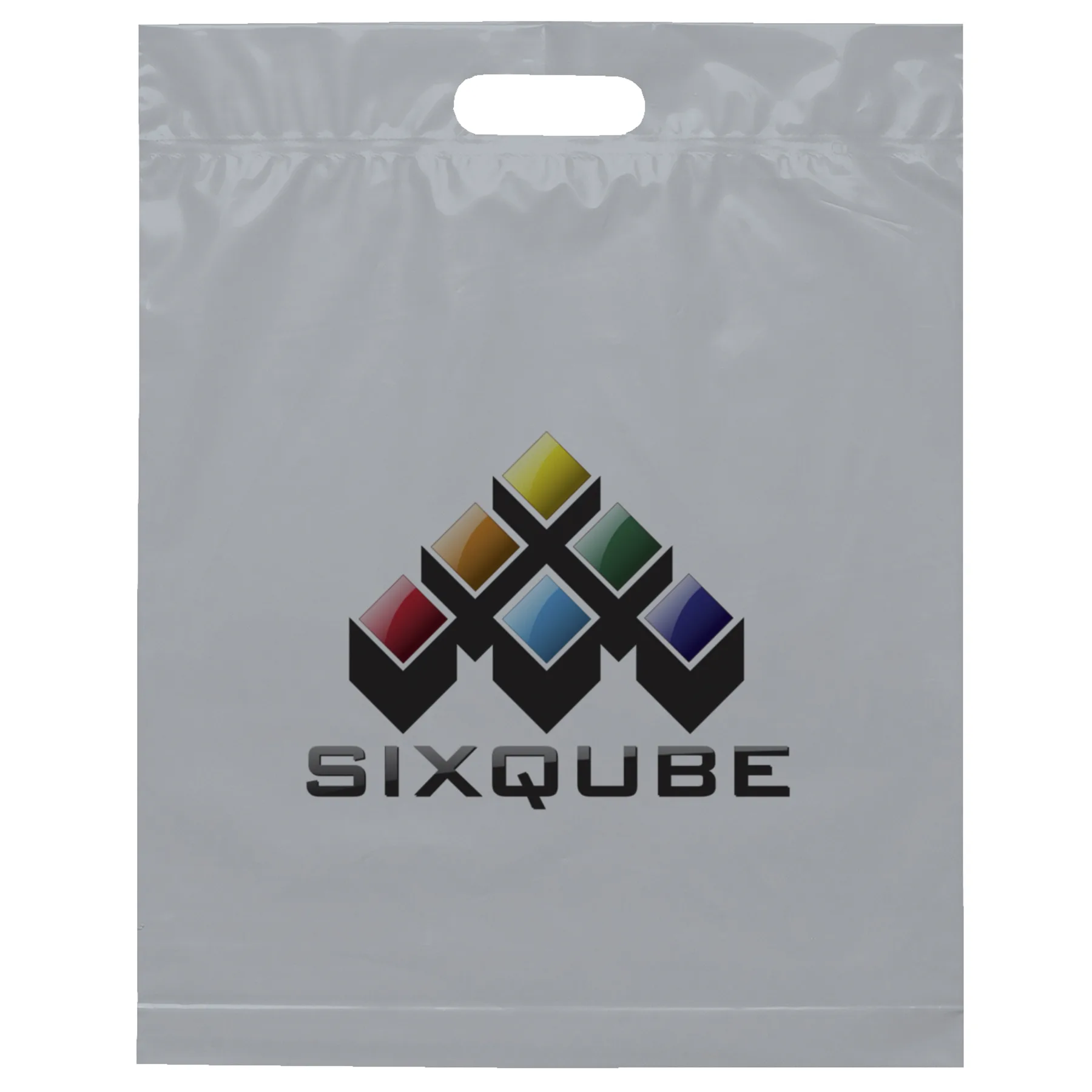 Die Cut Handle Bag - Dynamic Color (15" x 19" x 3")