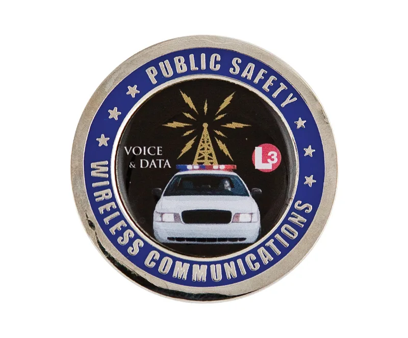 1.75" Brass Challenge Coin w/Nickel Plating