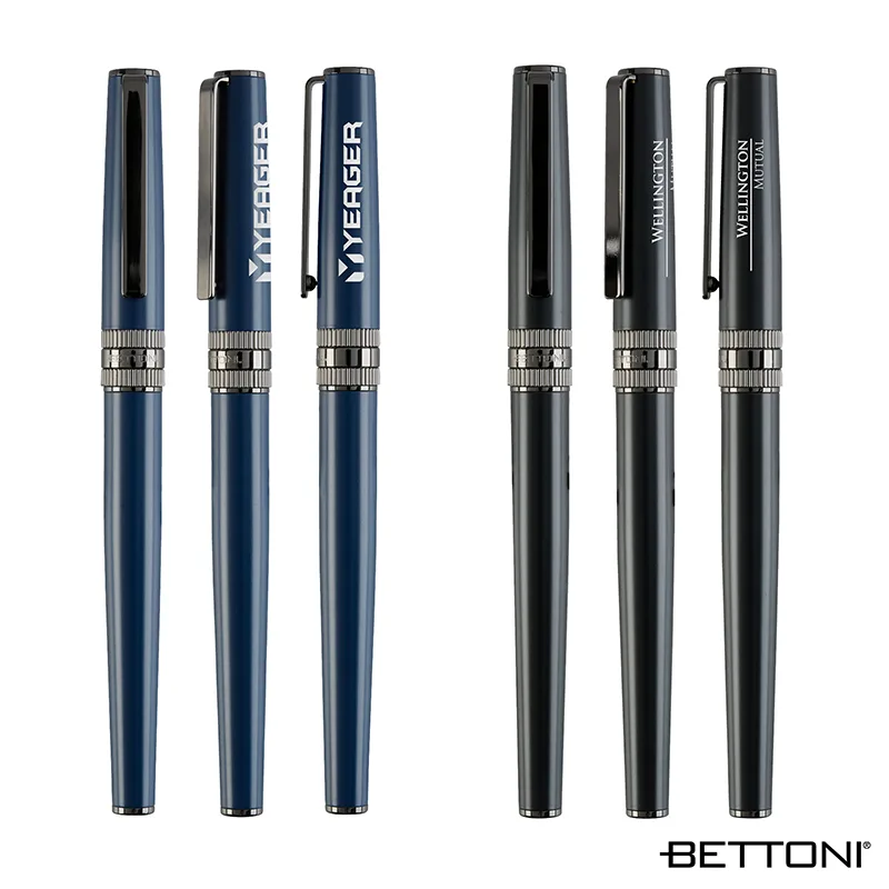 Bettoni Massimo Brass Cap-Off Rollerball Pen
