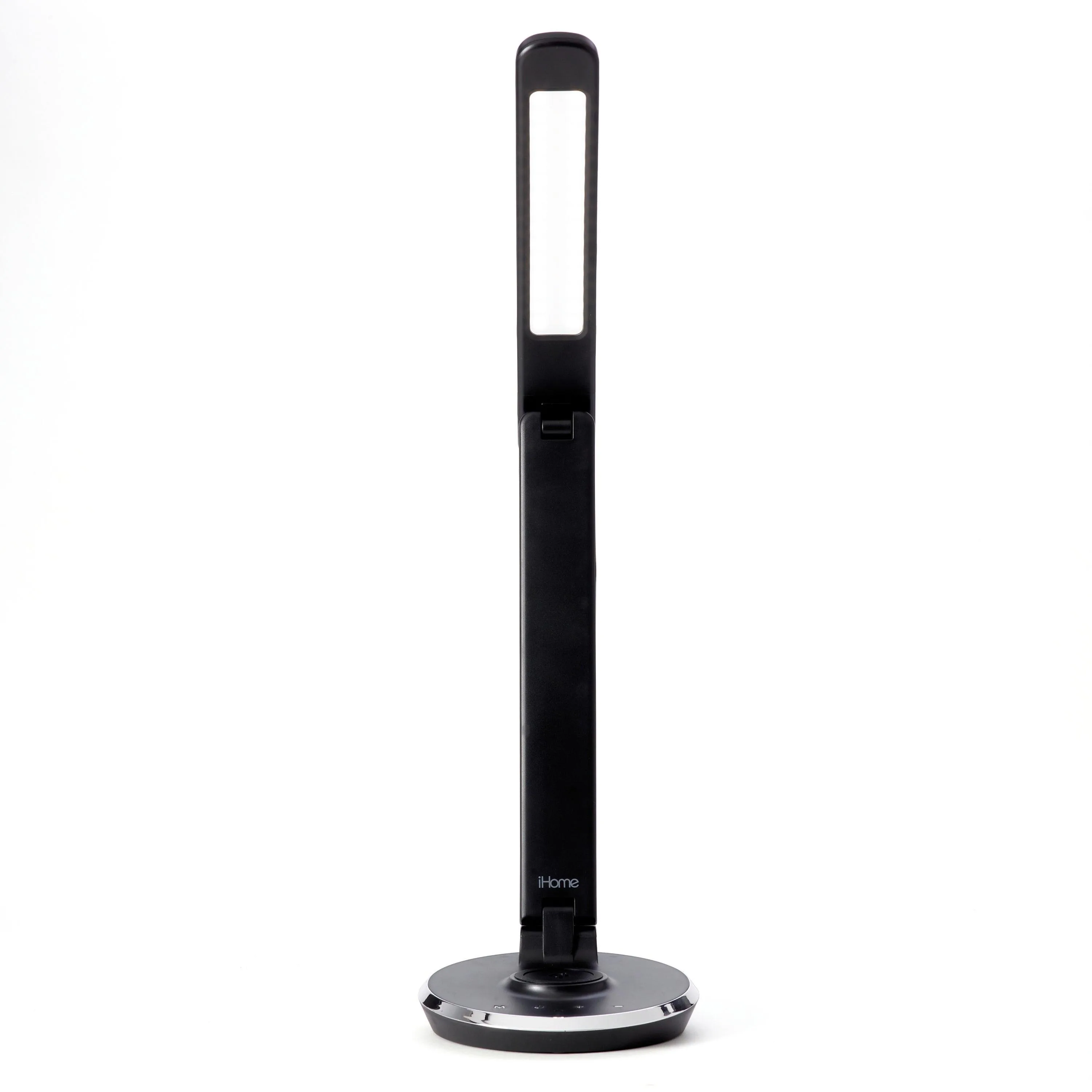 iHome Powerlight Pro Foldable Led Lamp W/ Wireless & Usb Charging Black