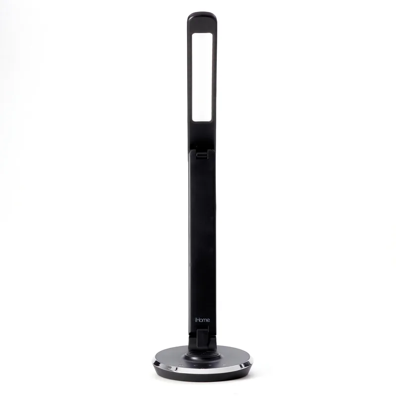iHome Powerlight Pro Foldable Led Lamp W/ Wireless & Usb Charging Black