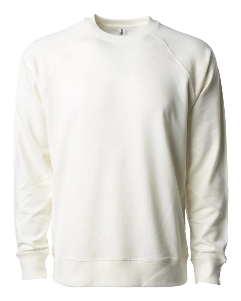 Independent Trading Co.® Unisex Icon Lightweight Loopback Terry Crewneck Sweatshirt view 5