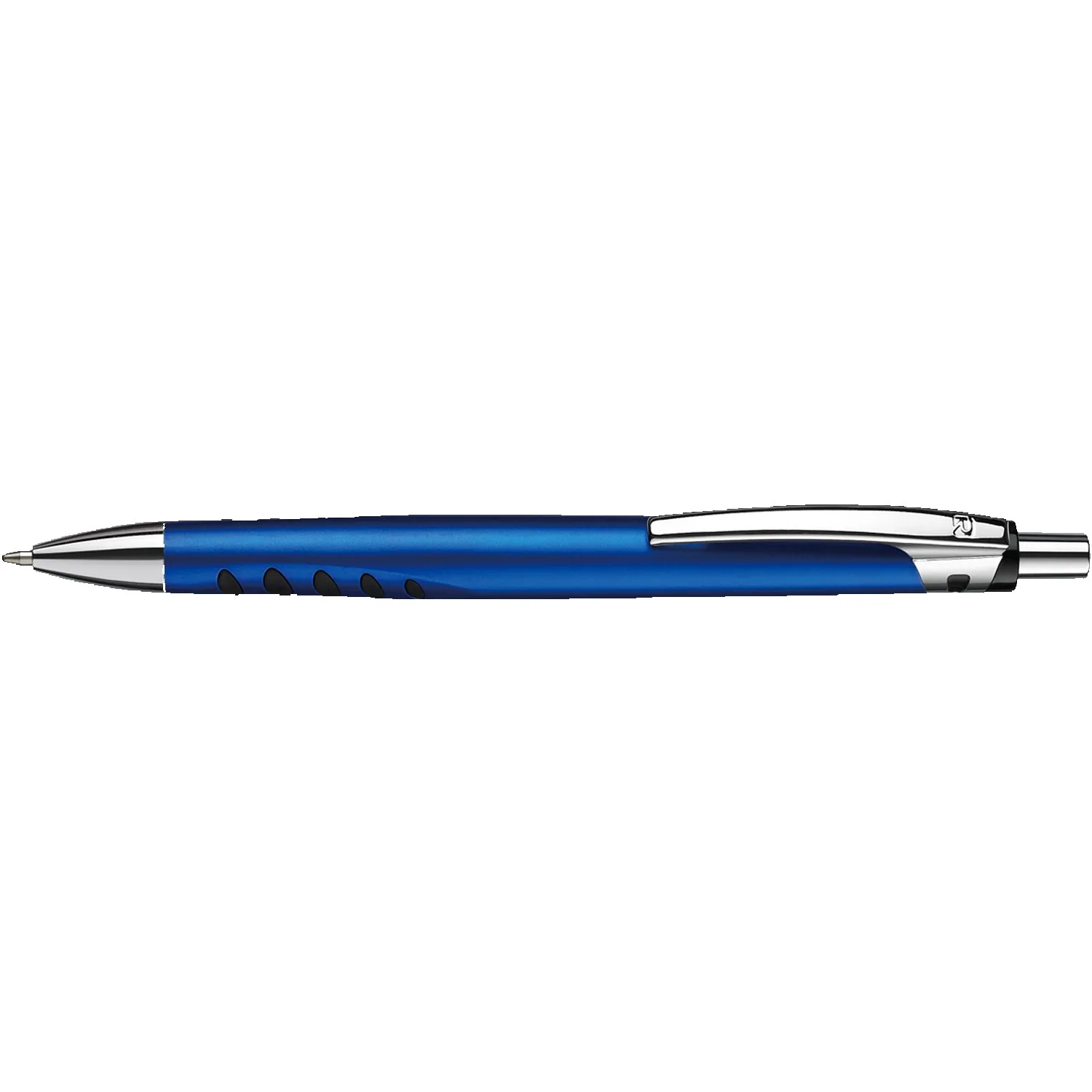 Metallic Blue/Silver/Black Blank Side View