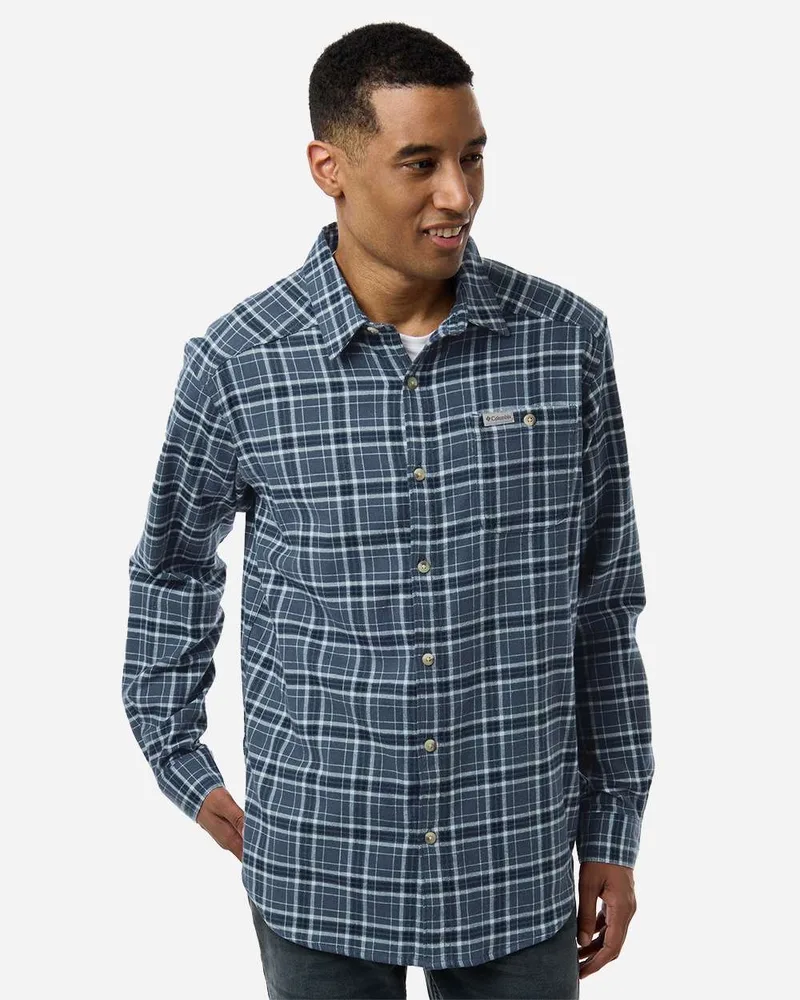 Columbia® Men's Cornell Woods™ Flannel Shirt view 6