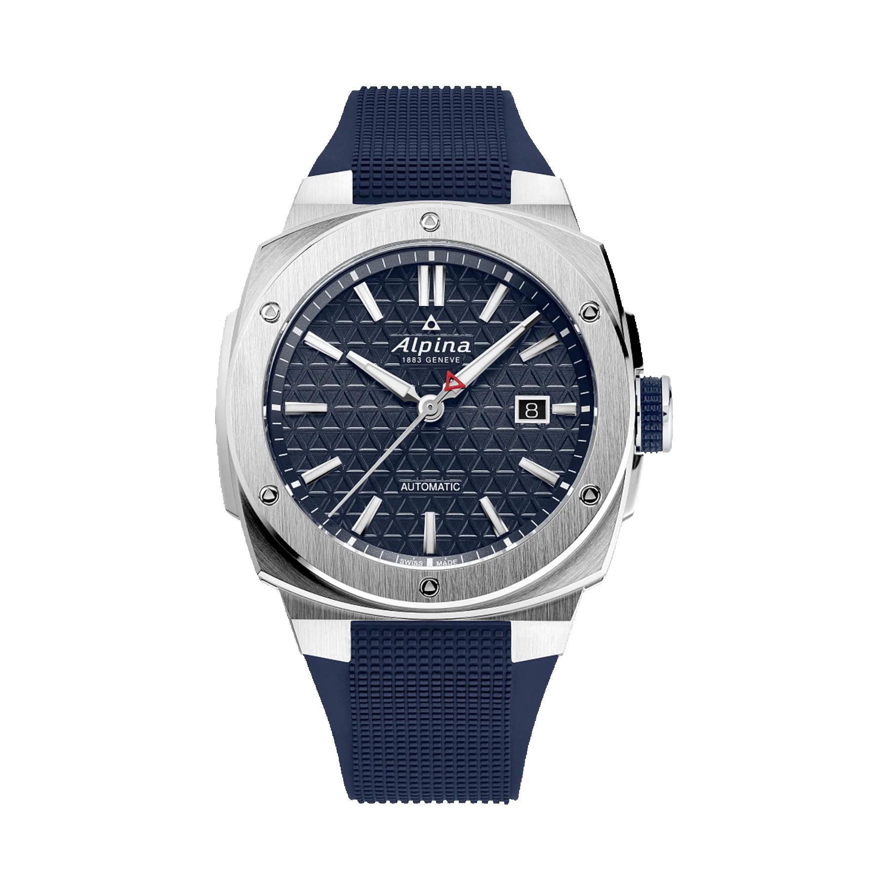 Alpina Men's Alpiner Extreme Automatic Blue Rubber Strap Watch