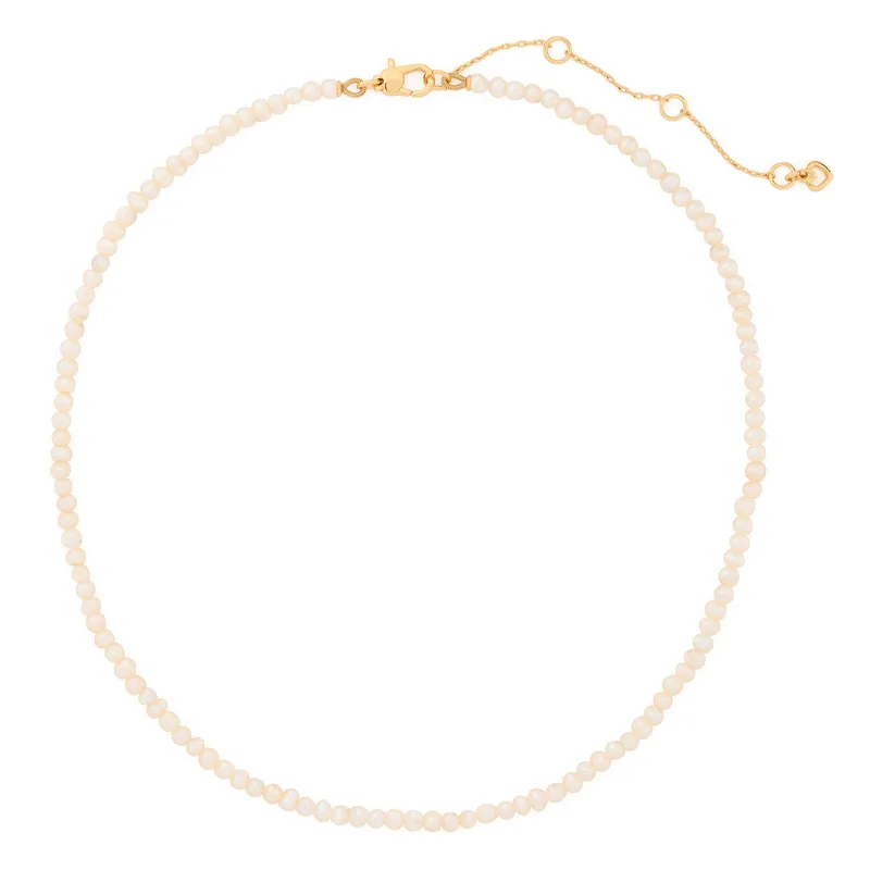kate spade new york One In A Million Pearl Necklace - Cream/Gold