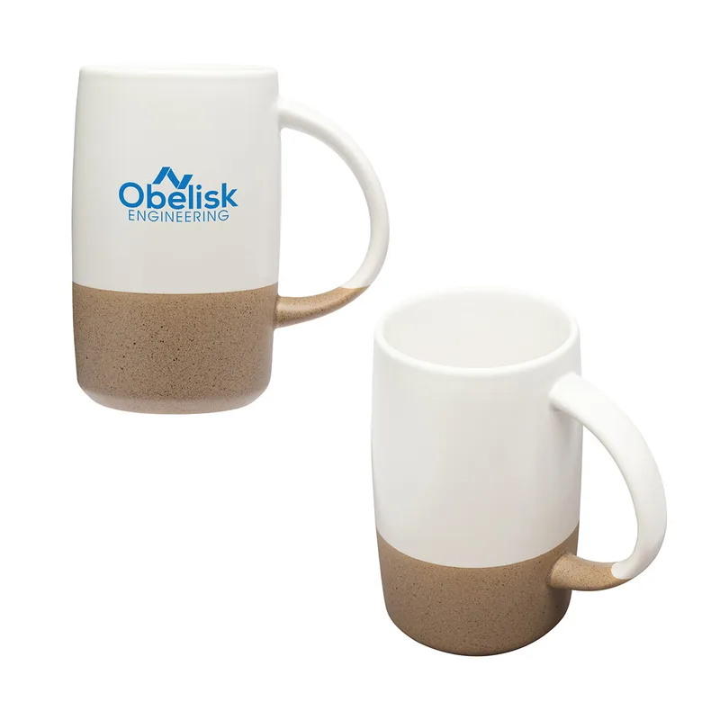 Santander 17 oz. Two-Tone Ceramic Mug