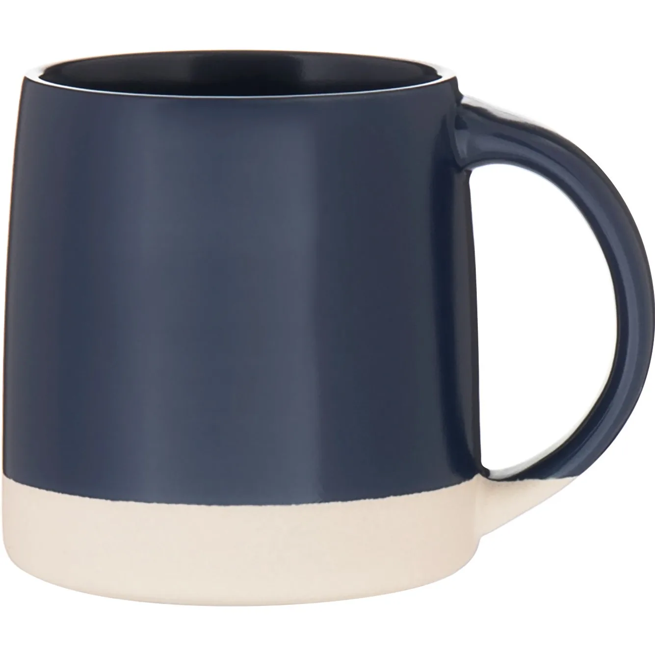 12 oz Magnolia Ceramic Mug (Navy) view 2