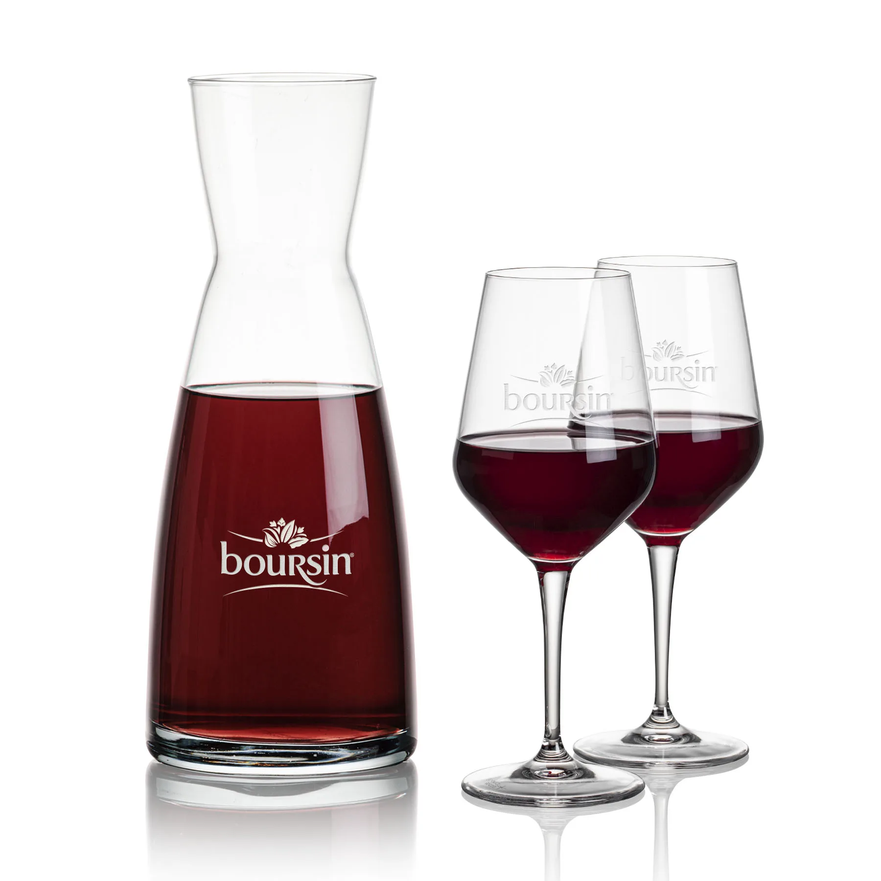 Carafe Stemmed Set, Germain Set, Carafe & 2 Wine